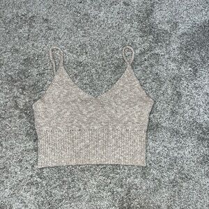 Debut Beige Knit Camisole Top